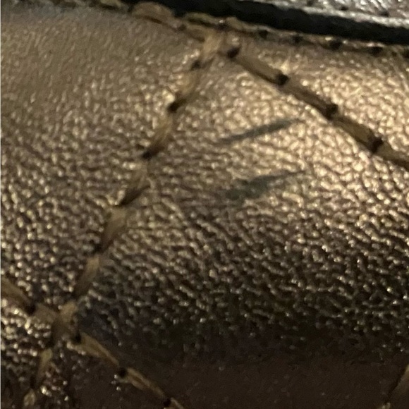 AGL Monika Cap Toe Ballet Flats Copper & Patent Leather Buckle Accent Sz 38/Us 8 - Picture 12 of 13